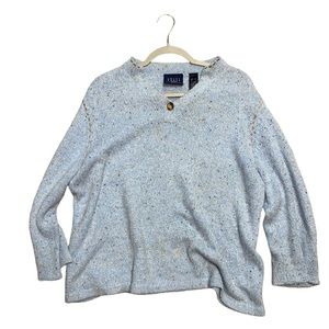 Crazy Horse - Liz Claiborne Blue Women’s Sweater Size XL